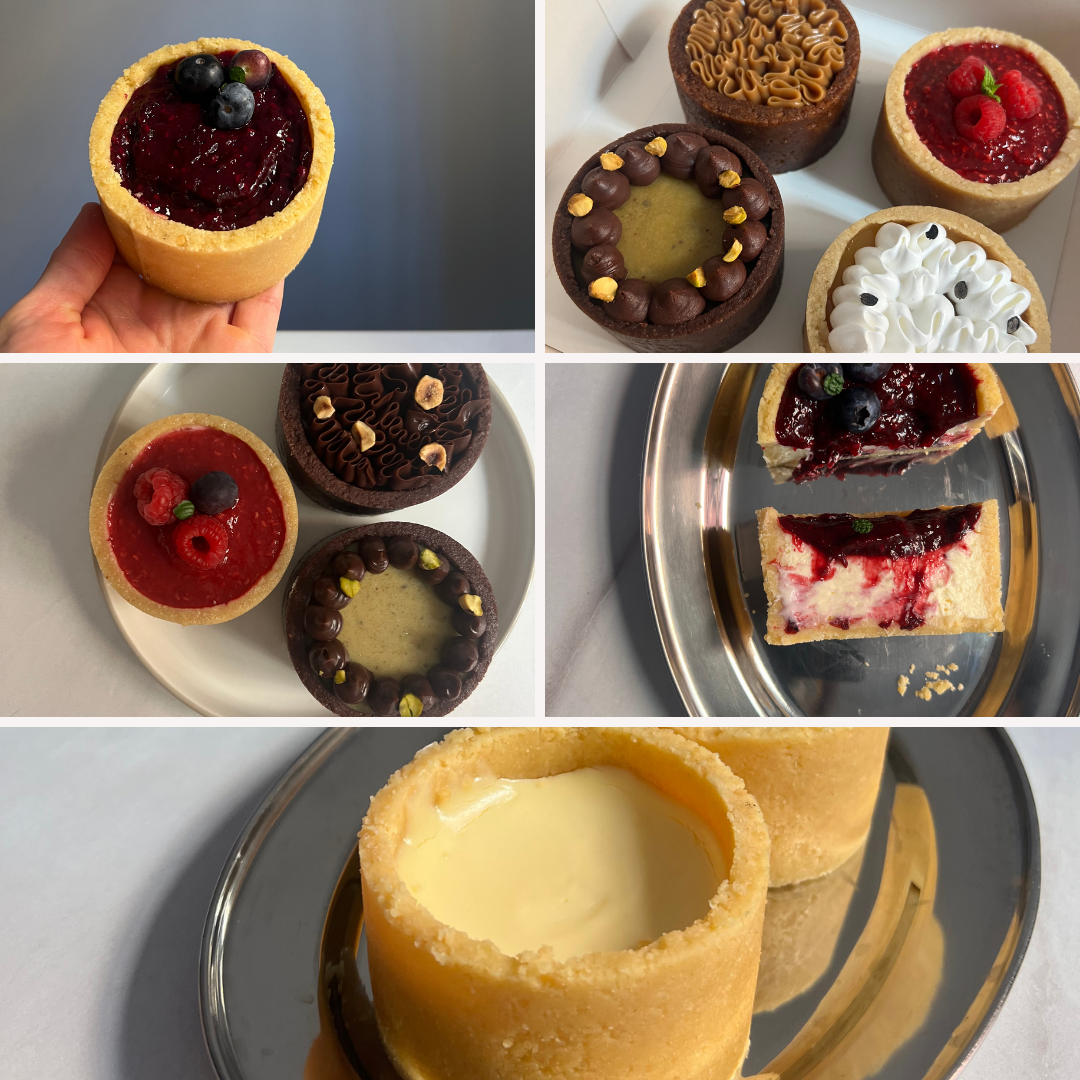 Mini Cheesecakes modernos